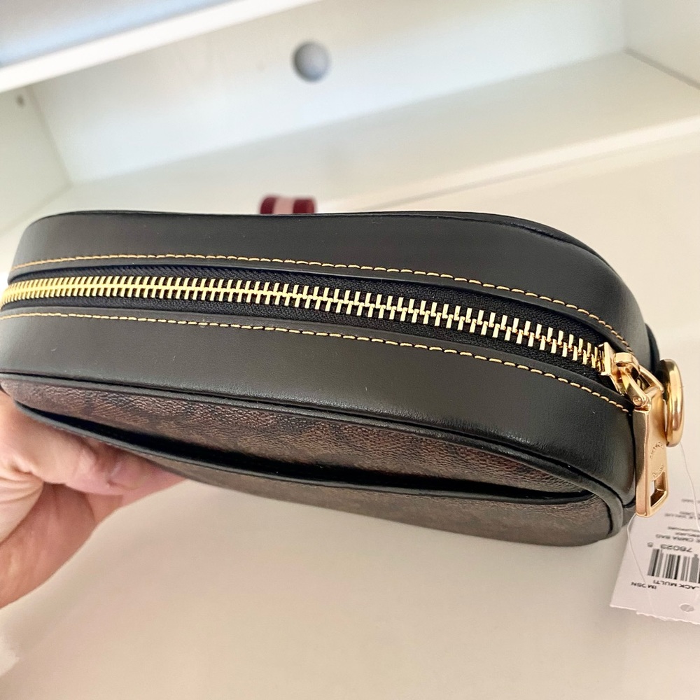 🔥💜NEW💜Coach Jamie camera bag/crossbody bag/shoulder bag/canvas leather - Picture 5 of 10